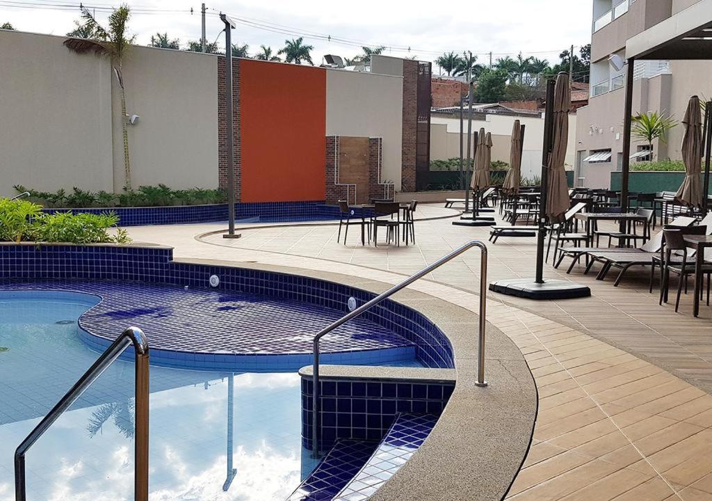 Hotel Flat em Olímpia em frente ao Park Exterior foto